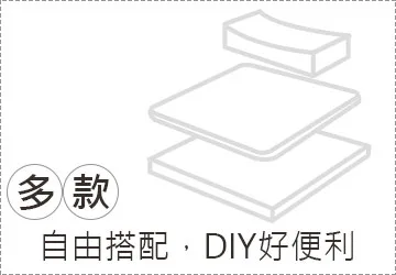 自由搭配,DIY好便利