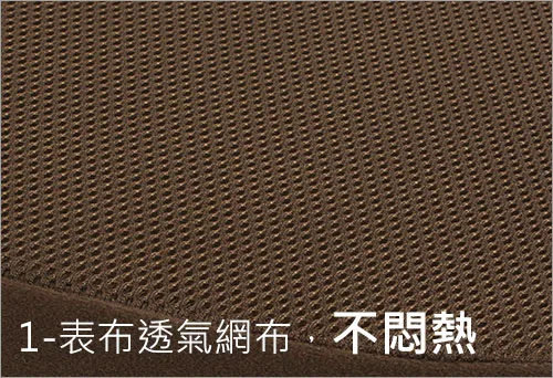 打坐墊-表布透氣網布，不悶熱