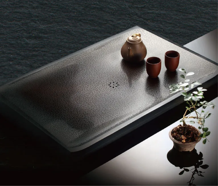 生活禪石雕茶盤