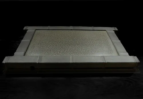 石雕茶盤推薦：玄武岩石雕茶盤-節節高升