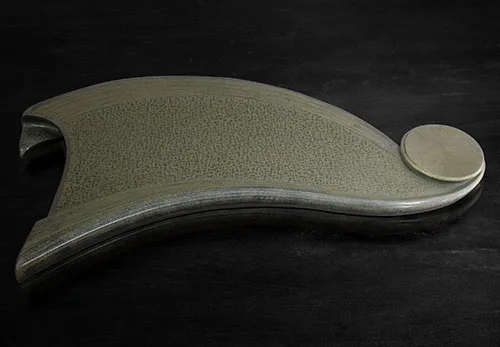 石雕茶盤推薦：玄武岩石雕茶盤-節節高升