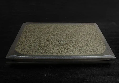 石雕茶盤推薦：玄武岩石雕茶盤-財聚四方