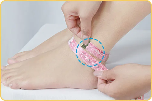 護具挑選-護踝丈量方法