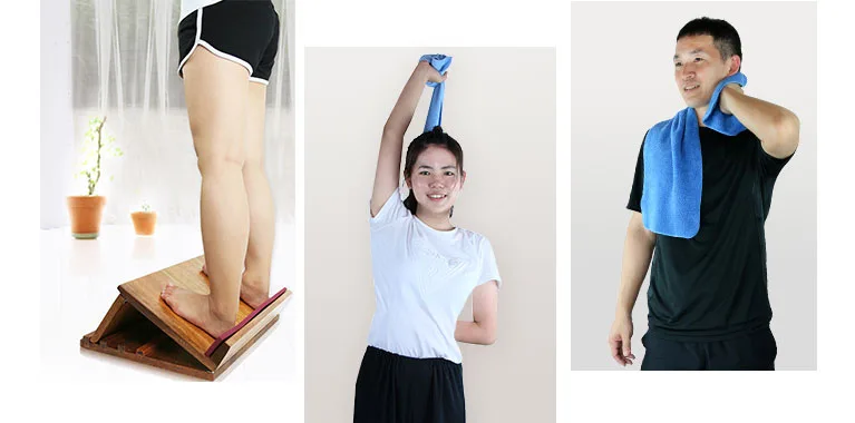 Yenzch 瑜珈運動毛巾、拉筋板