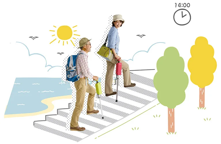 泰達椅的使用-健行郊遊