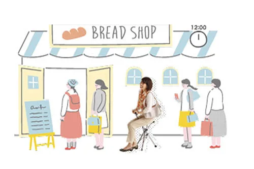 泰達椅的使用-排隊等候