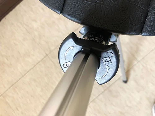 泰達椅-安全旋轉鈕