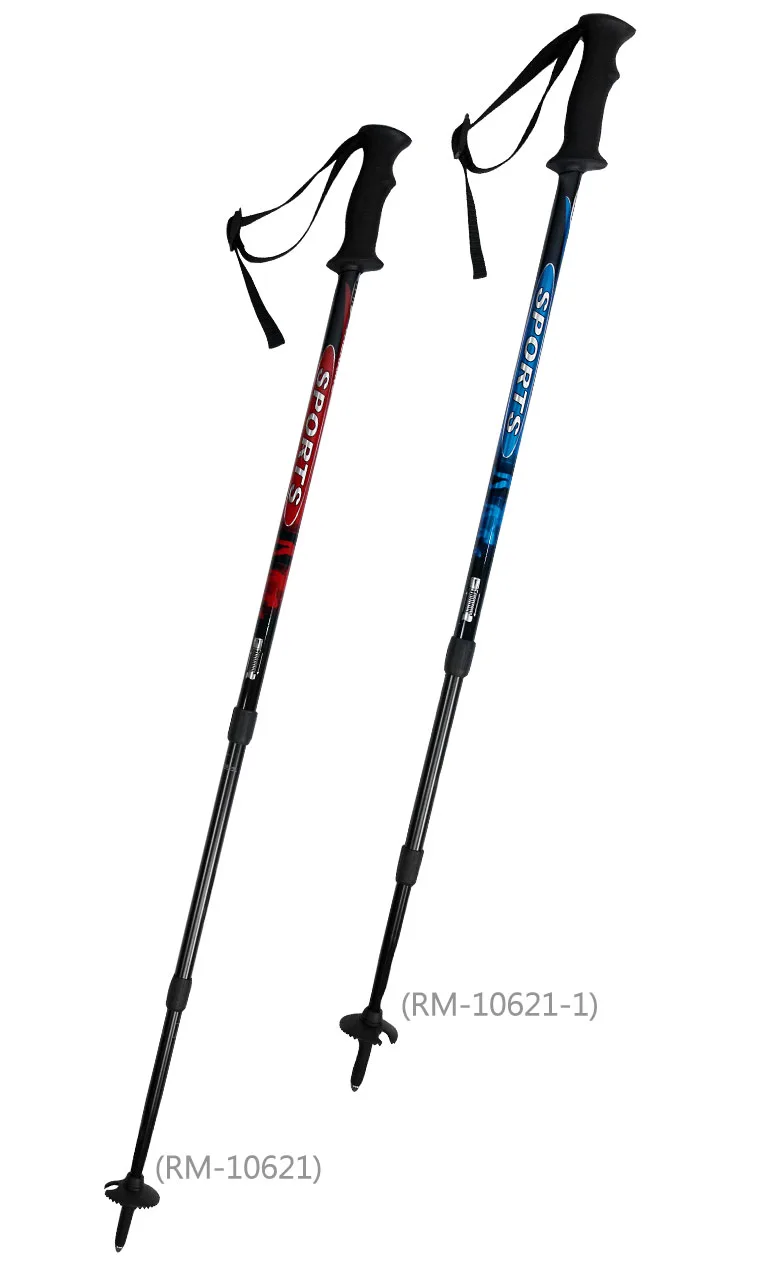 Yenzch 登山杖/專業三節 6011鋁合金/直柄