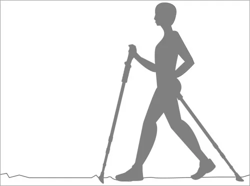 健走杖好處-增加平衡感